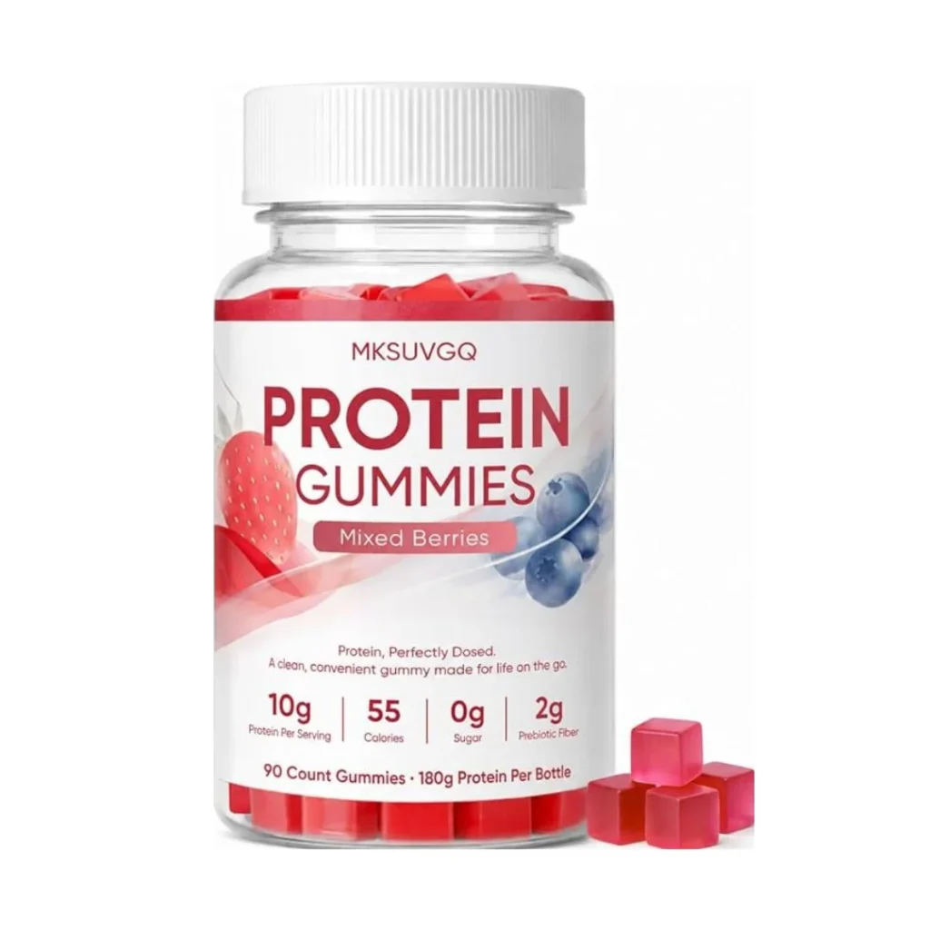 Protein Gummies for Women Sugar Free Mixed Berry 90 Gummies