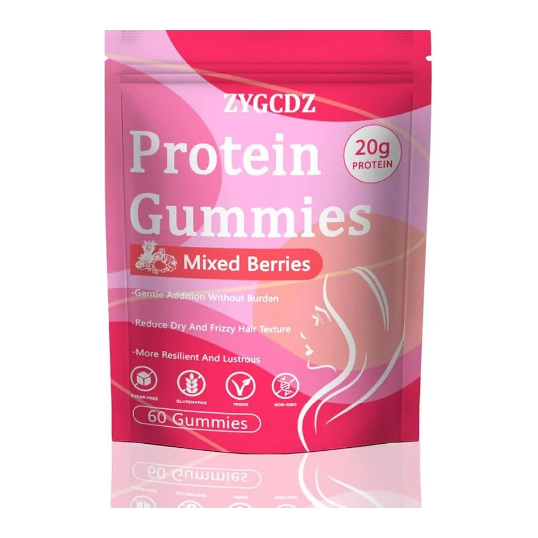 Vegan Protein Gummies 20g Protein Mixed Berries 60 Gummies
