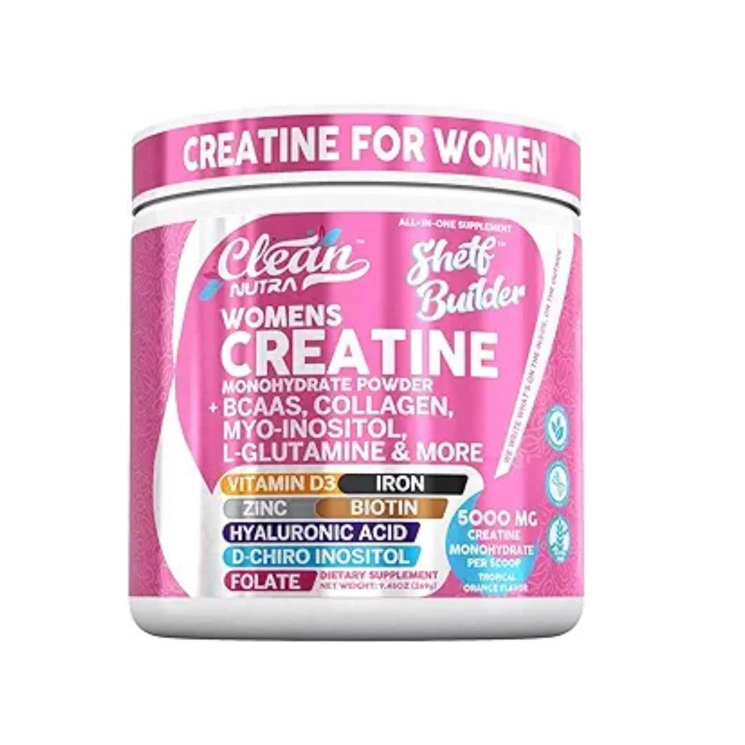 Clean Nutra Creatine for Women Powder with BCAA & Collagen 30 Servings