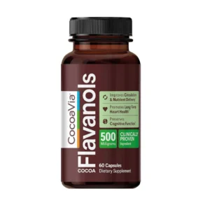 CocoaVia Cocoa Flavanols 500mg Heart & Brain Support 60 Capsules