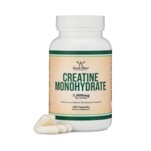 Creatine Monohydrate Capsules 1g Serving | Vegan & Non-GMO 120 Ct