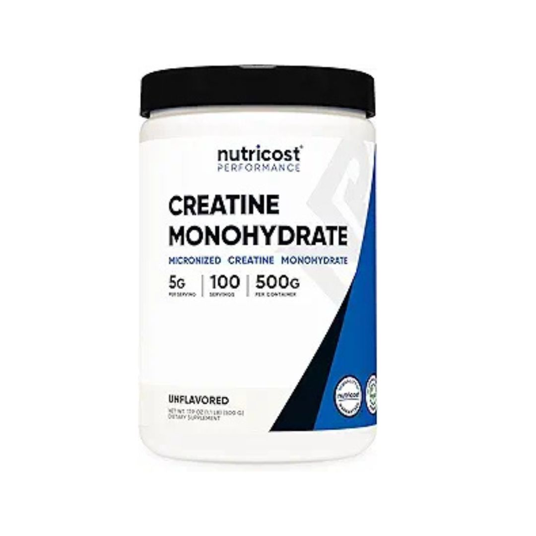Nutricost Creatine Monohydrate Micronized Powder 500g – 100 Servings