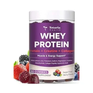 3 in 1 Whey Protein Gummies with Creatine & Collagen Berry Flavor