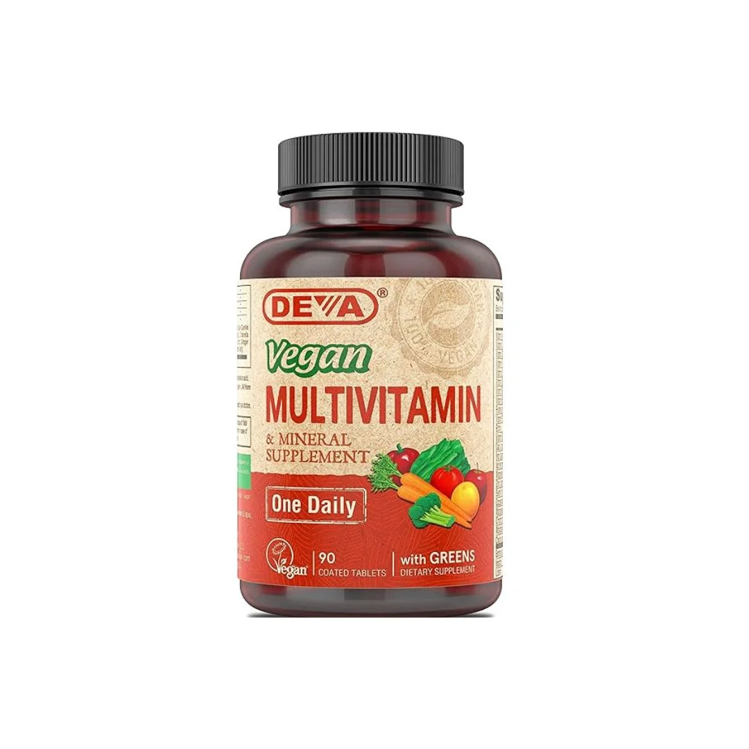 DEVA Vegan Multivitamin & Minerals with Iron (90 Tablets)