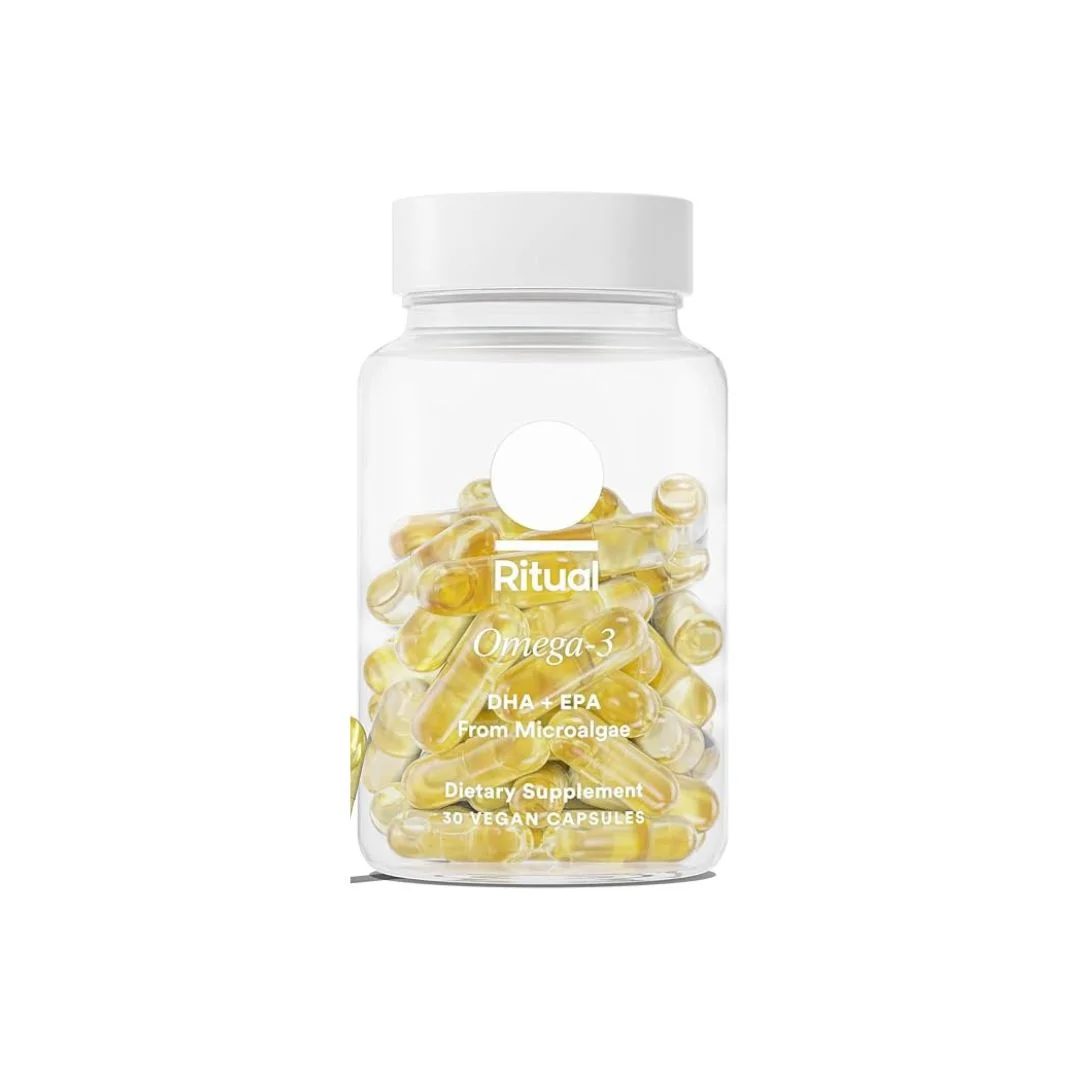 Ritual Vegan Omega 3 DHA EPA Algae Oil Capsules Brain Heart Support