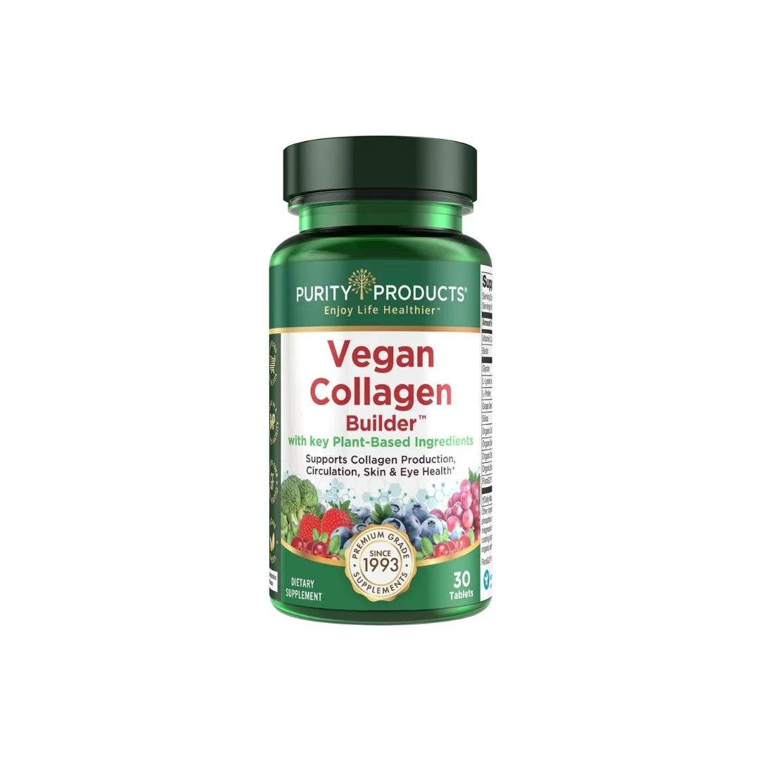 Vegan Collagen Builder with Biotin, Vitamin C & Silica, 30 Tablets