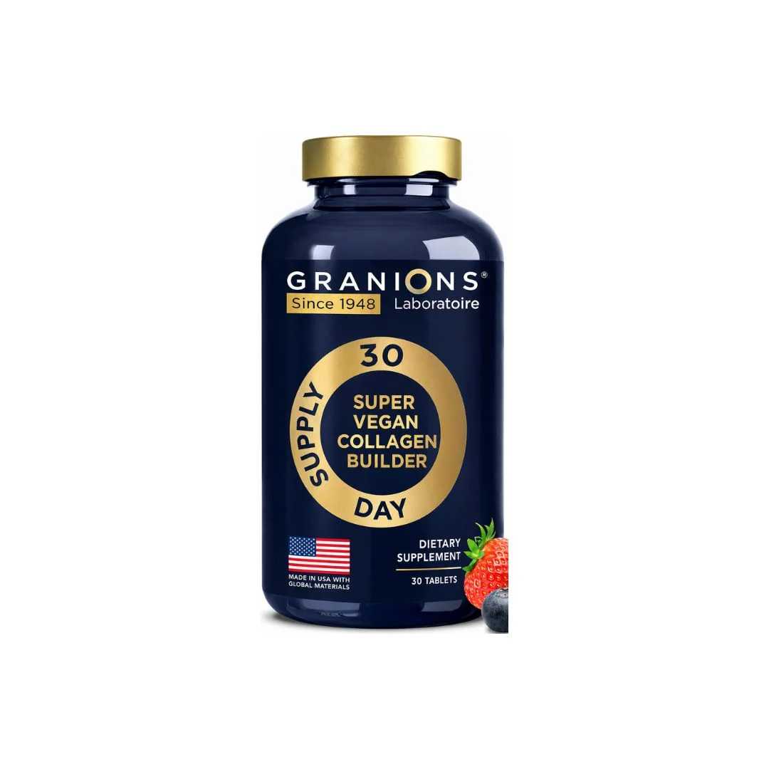 Vegan Collagen Supplement with Biotin, Hyaluronic Acid, 60 Capsules