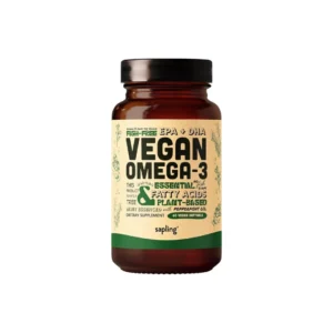 Vegan Omega 3 Supplement DHA EPA Algae Oil, 60 Softgels