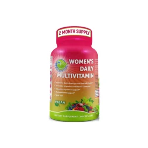 Women’s Vegan Multivitamin with Iron, Biotin & Probiotics Capsules